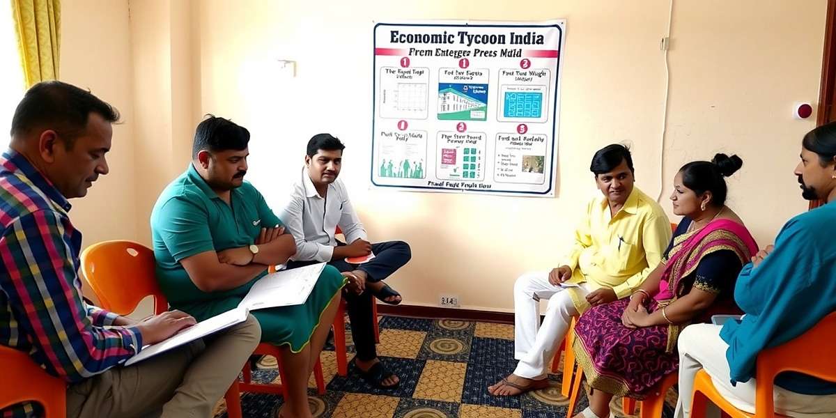 Economic Tycoon India being used in a rural entrepreneurship workshop in Madhya Pradesh