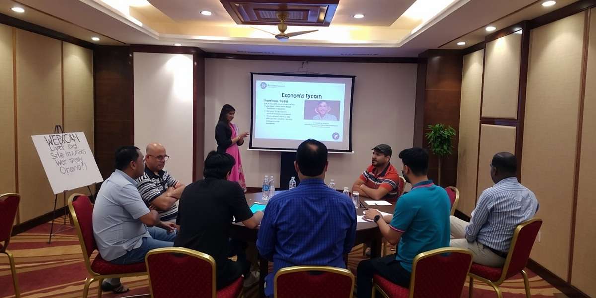 Economic Tycoon India player meetup in Bangalore with players networking and attending business workshop