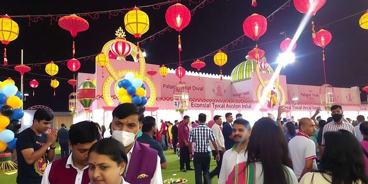 Economic Tycoon India Diwali special event showing decorated markets and increased customer activity
